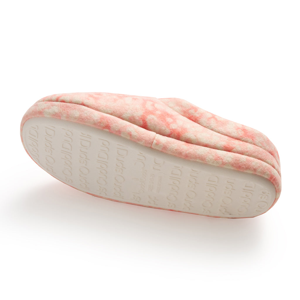 Desert Flower Animal; @Girls Printed Leopard Fleece Clog Slipper