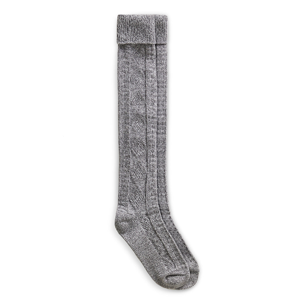 Diamond Stitch Panel Over The Knee Sock – Cuddl Duds