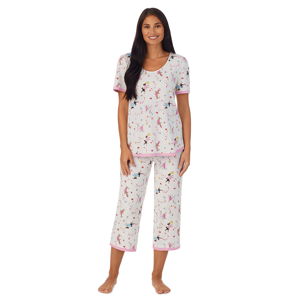 Cuddl Duds Regular Frosted Brushed Terry Pajama Set