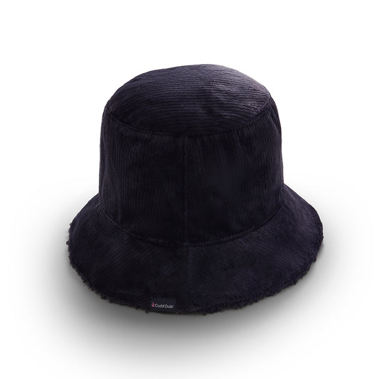 Velour Corduroy Reversible Bucket Hat