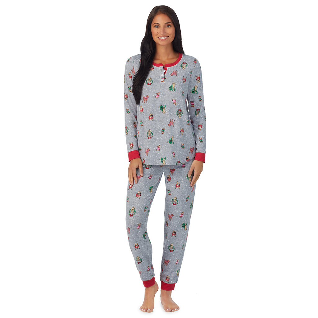 Cuddl Duds Stretch Fleece Novelty Pajama Set Women's A287488