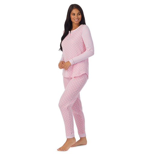 Pink Dots & Stripes; Model is wearing size S. She is 5'8.5 Pink Dots & Stripes; Model is wearing size S. She is 5'8.5
