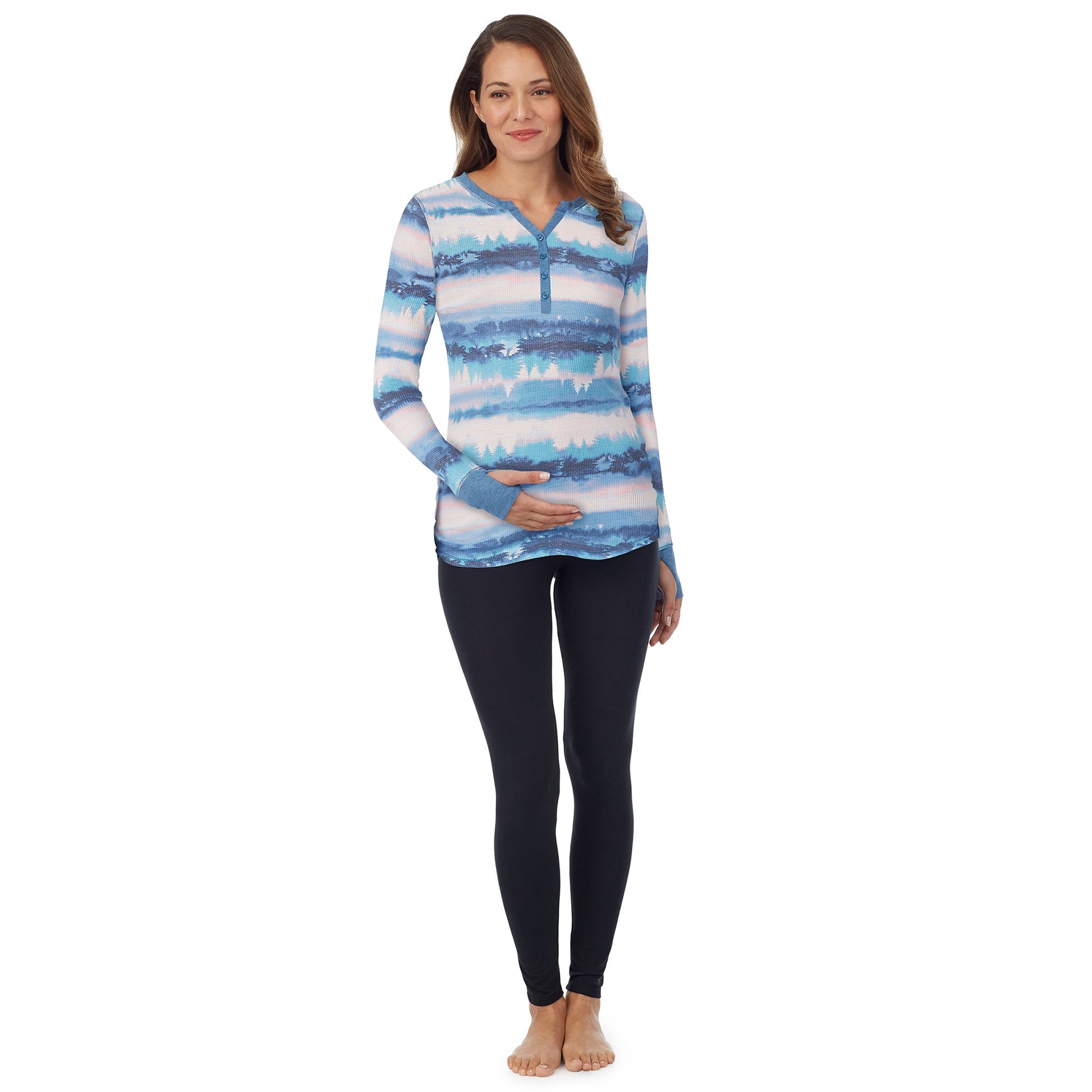Model is wearing a maternity bump.#Model is wearing a maternity bump.