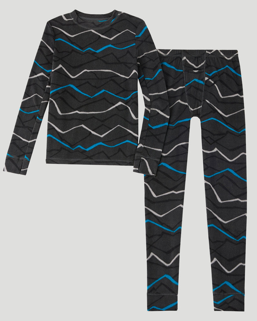A Camo Boys Fleecewear With Stretch 2 pc. Long Sleeve Crew & Pant Set