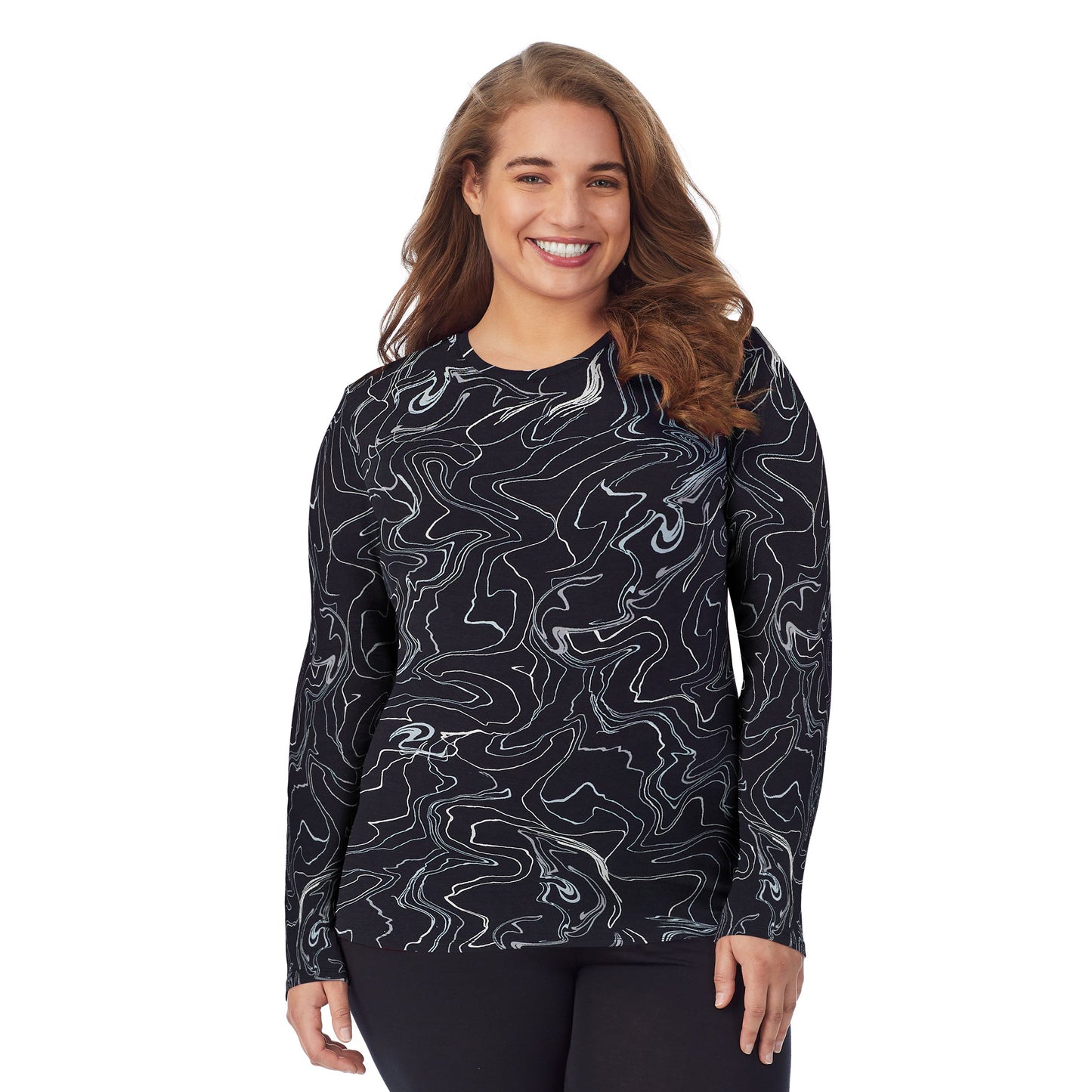 Softwear With Stretch Long Sleeve Crew PLUS