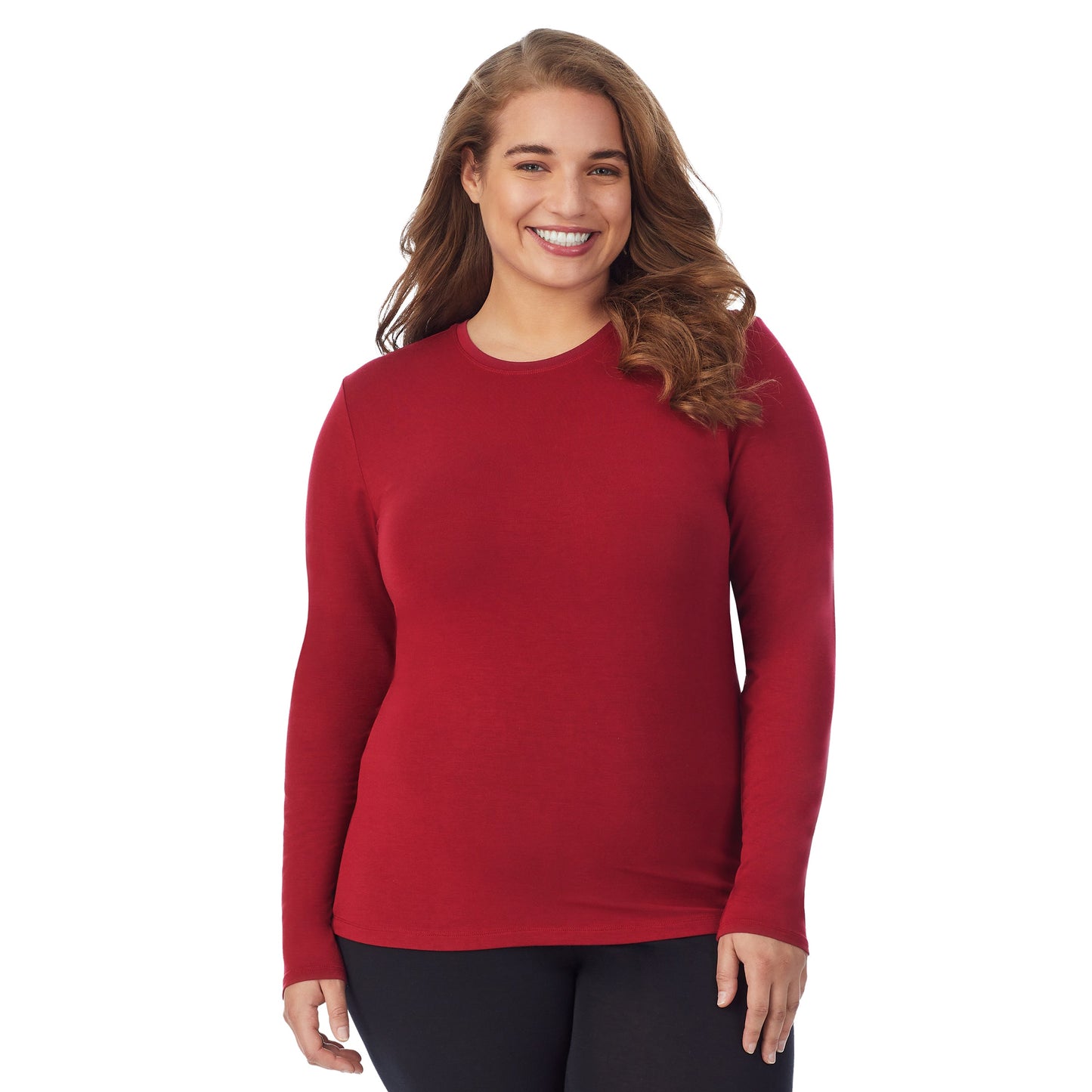 Softwear With Stretch Long Sleeve Crew PLUS
