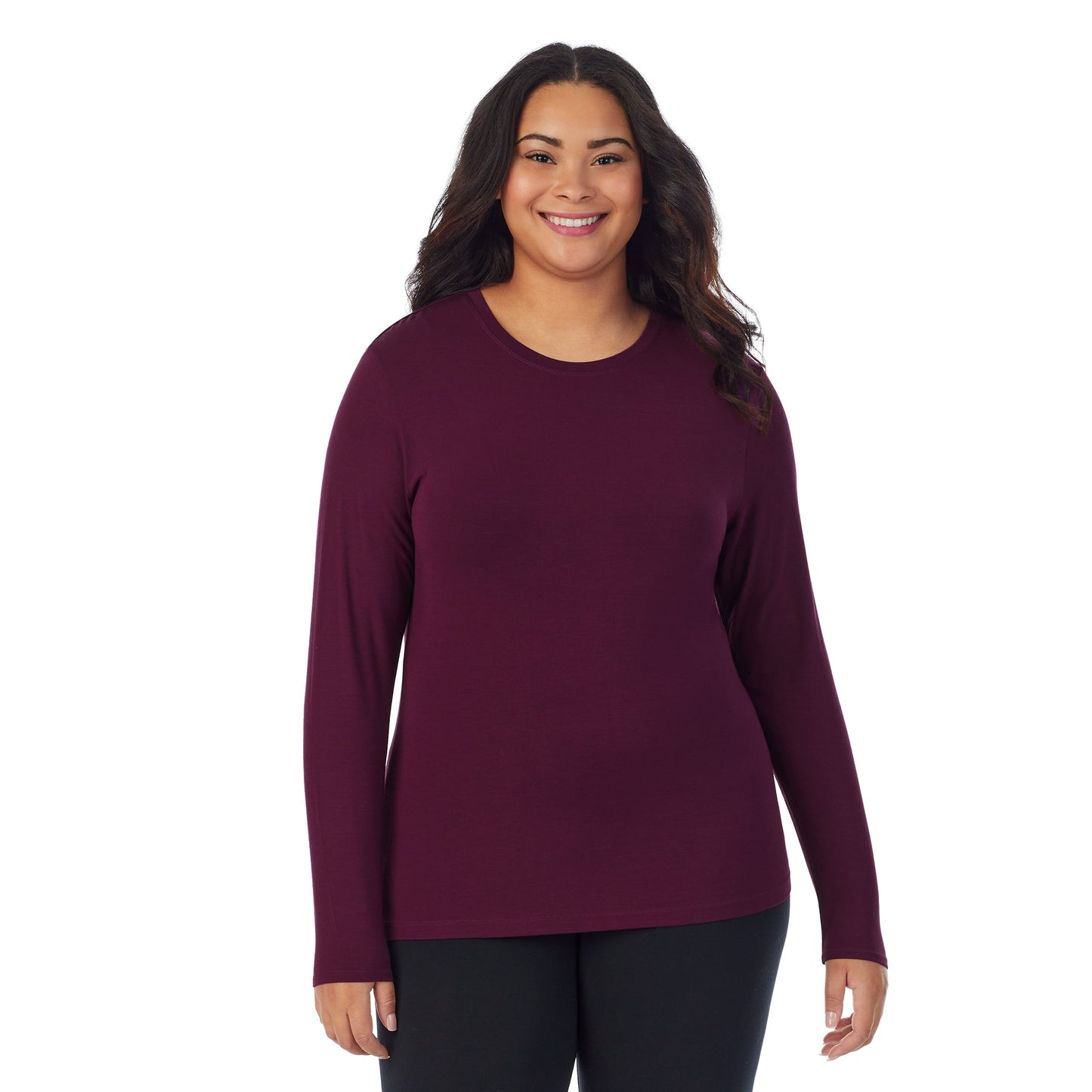 Softwear With Stretch Long Sleeve Crew PLUS
