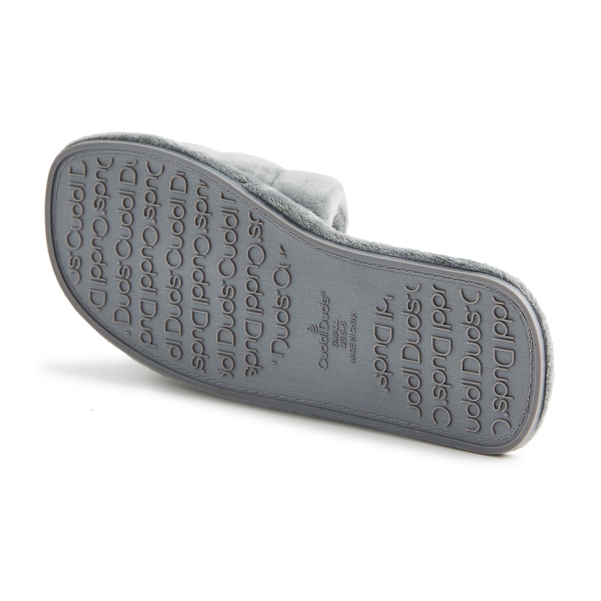 Puffy Velour Slide Slipper