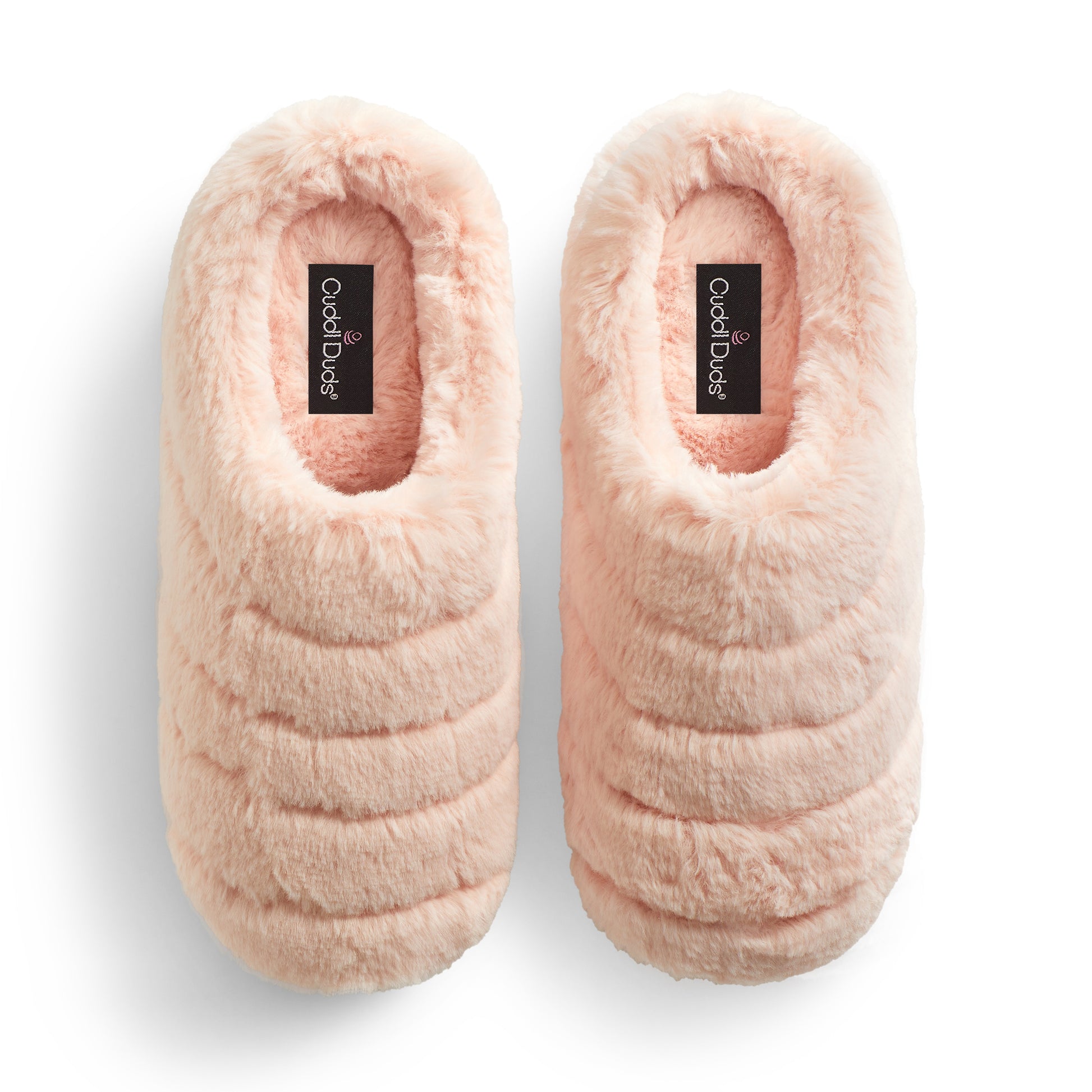 Pearl;@Faux Fur Puff Clog pearl Slipper