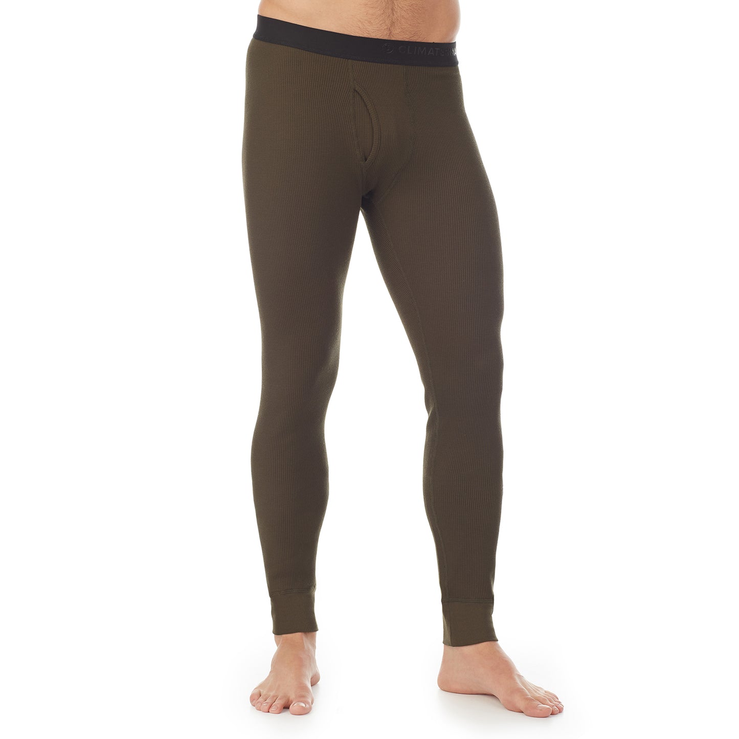 Olive;@Waffle Thermal Pant