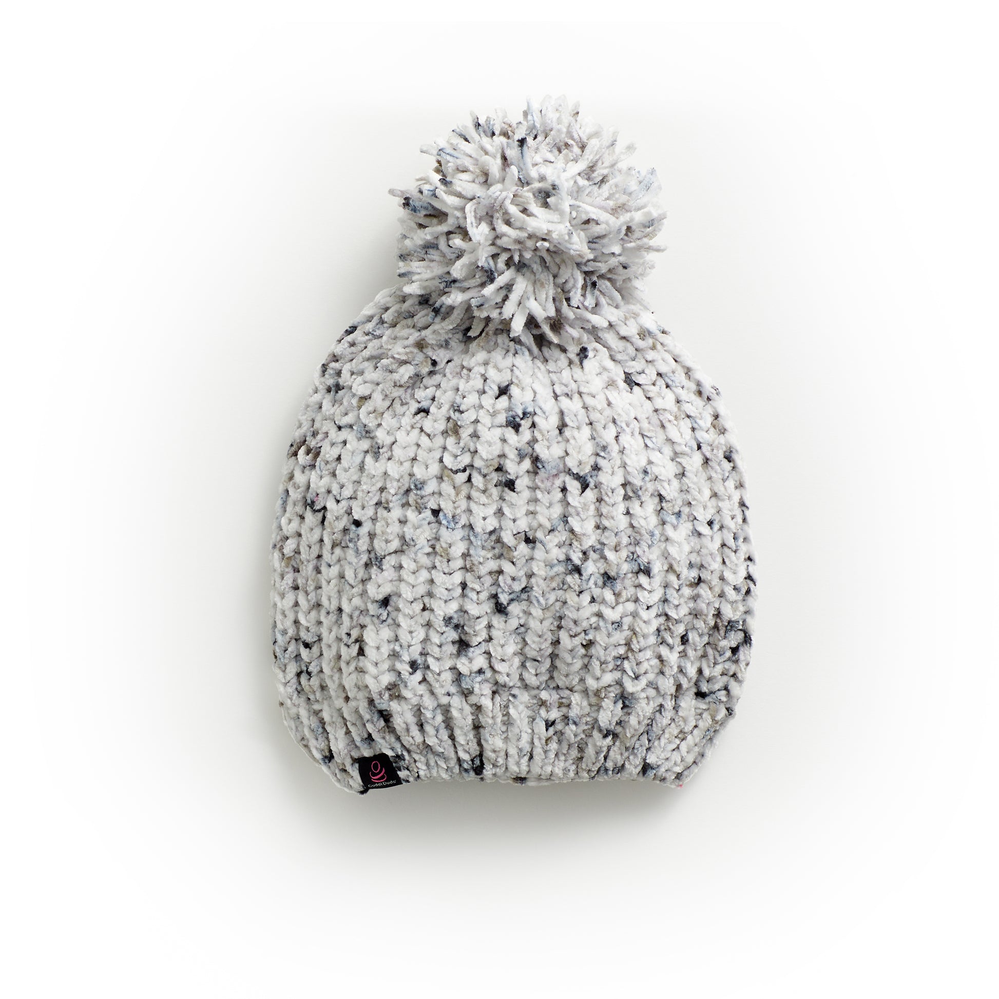 Chenille Beanie with Pom