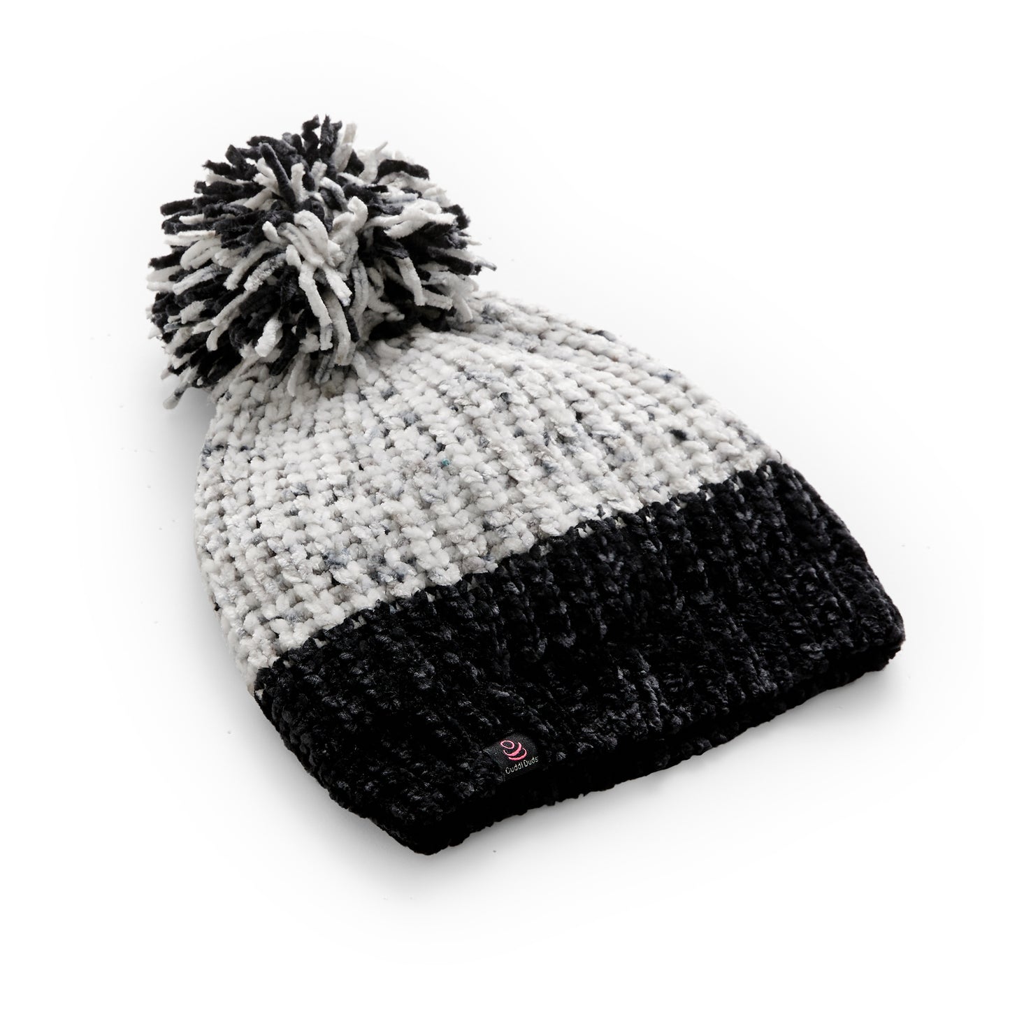 Black Multi;@A chenille black hat