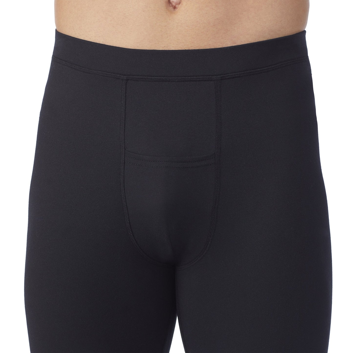 Black;@A man wearing black Far Infrared Enhance Pant