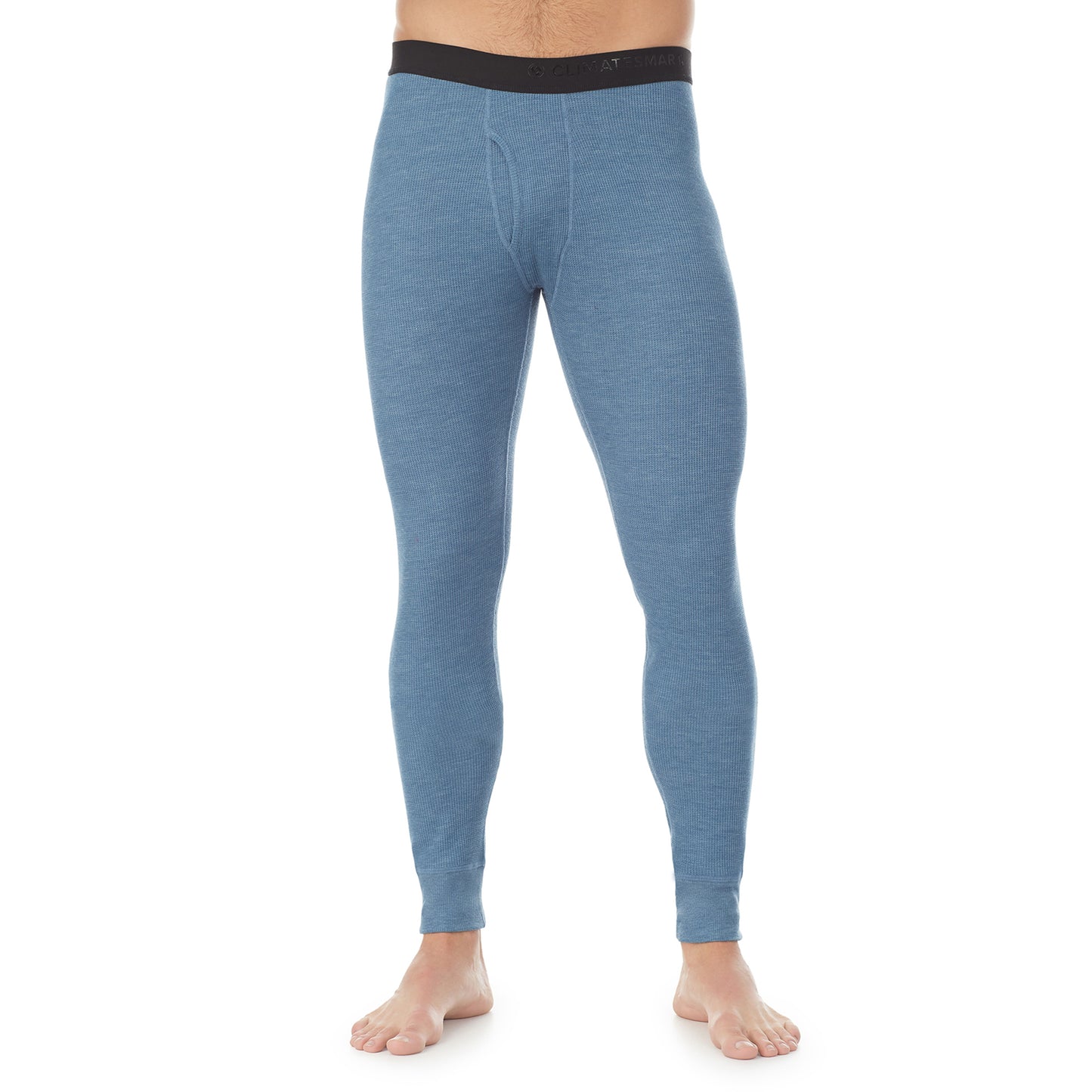 Blue heather;@Waffle Thermal Pant