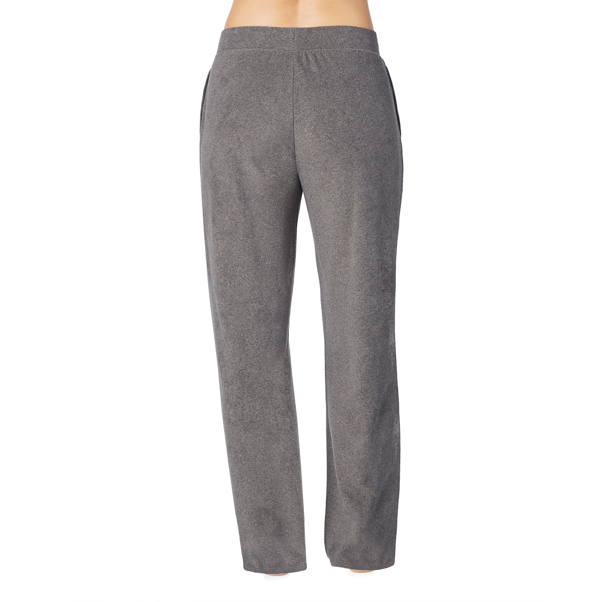 lower body of a lady wearing grey lounge pant