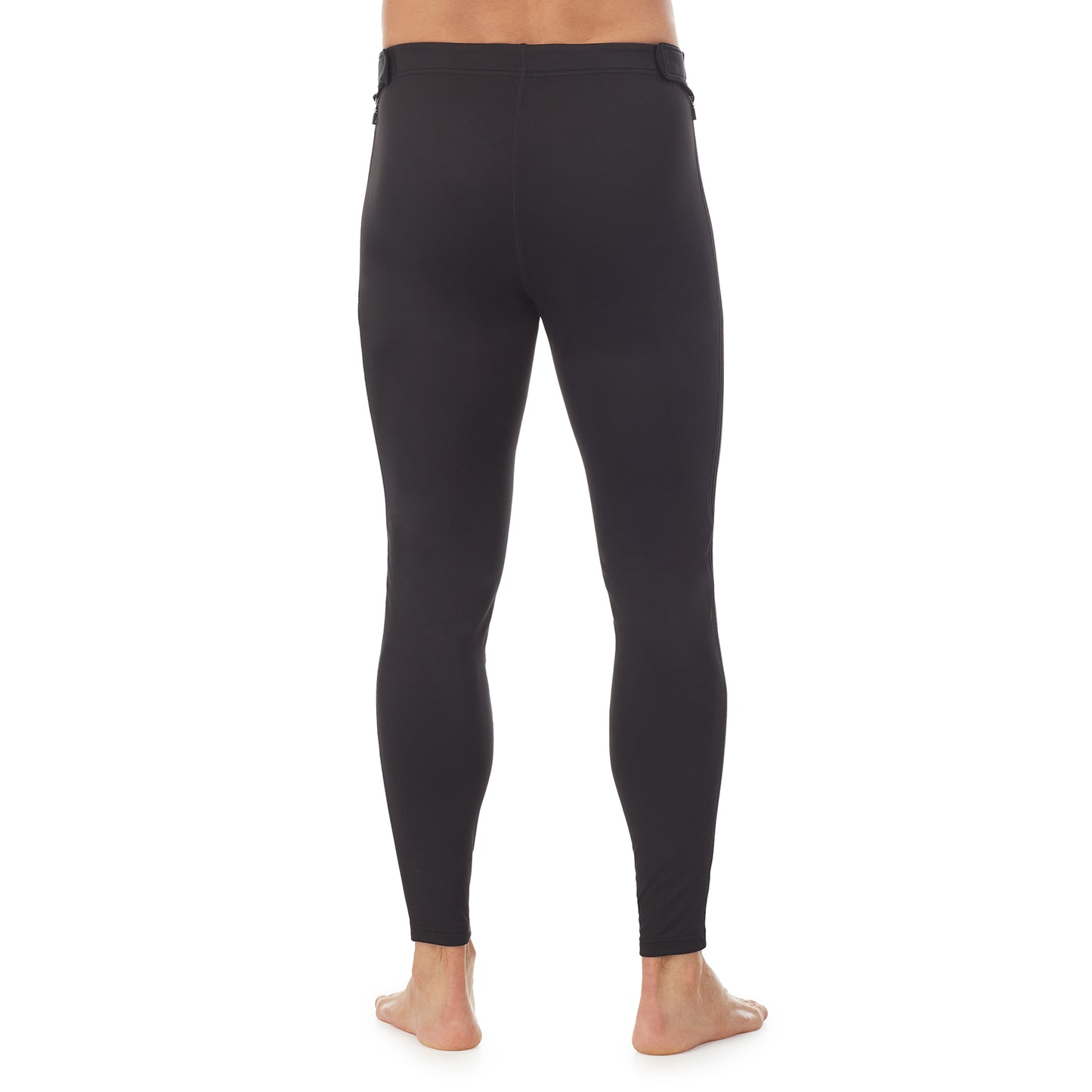 Black; Model is wearing size M. He is 6'1", Waist 32", Inseam 32".@lower body of a man wearing black zip off pant