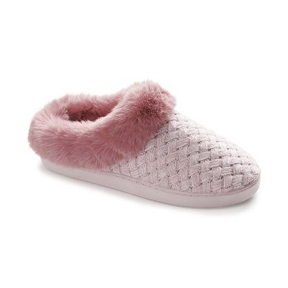 Lurex Chenille Texture Clog Slipper