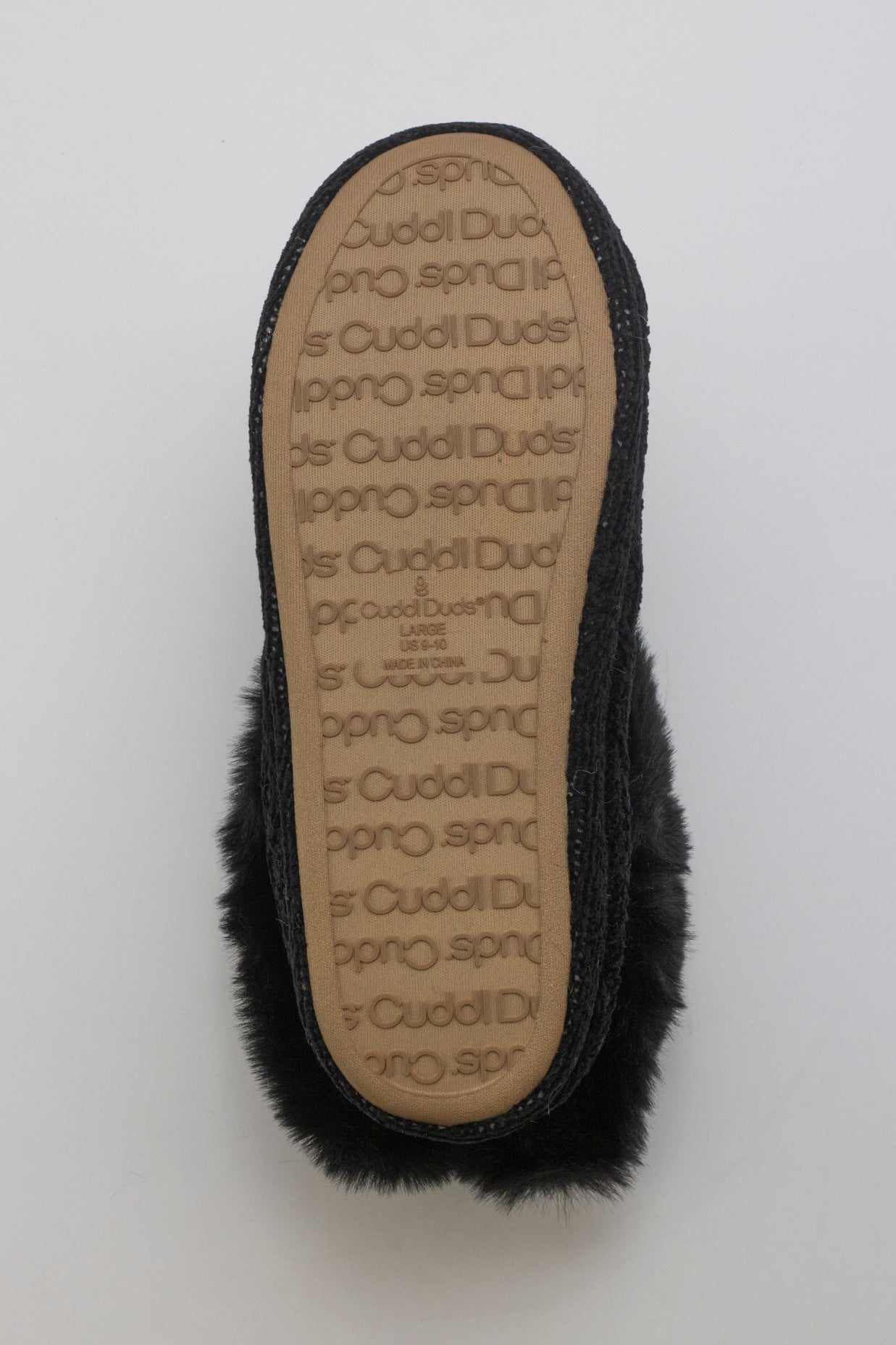 Chenille Cable Knit Bootie Slipper