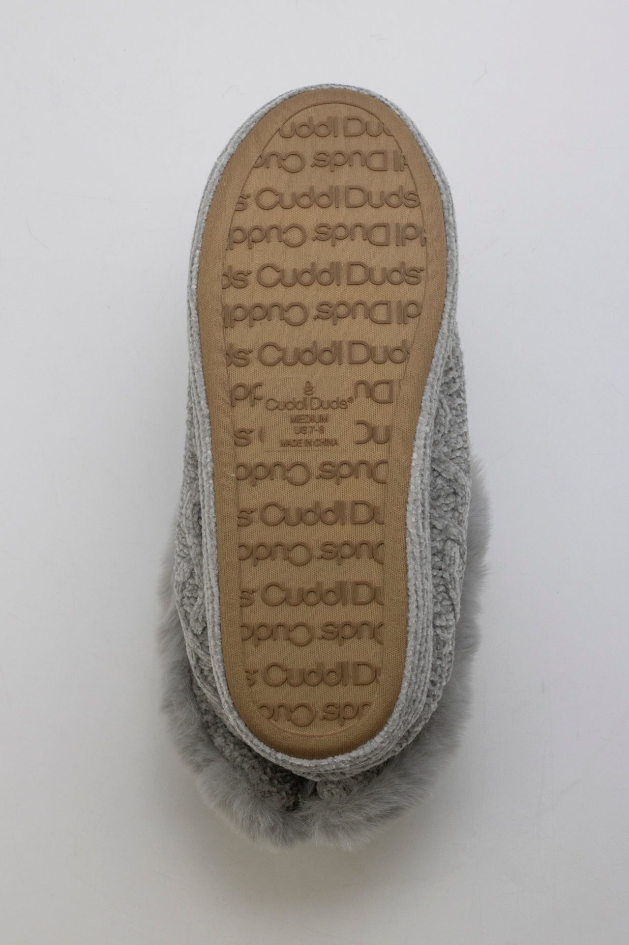 High Rise;@Chenille Cable Knit Bootie Slipper