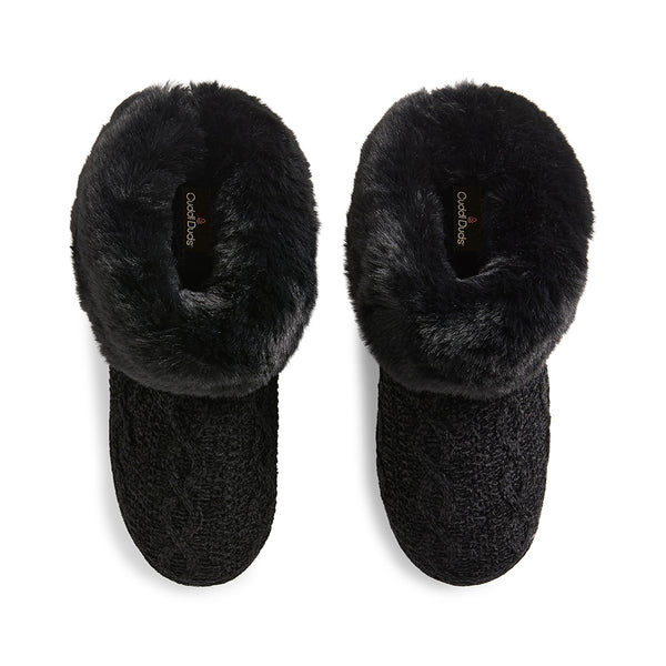 Chenille Cable Knit Bootie Slipper – Cuddl Duds