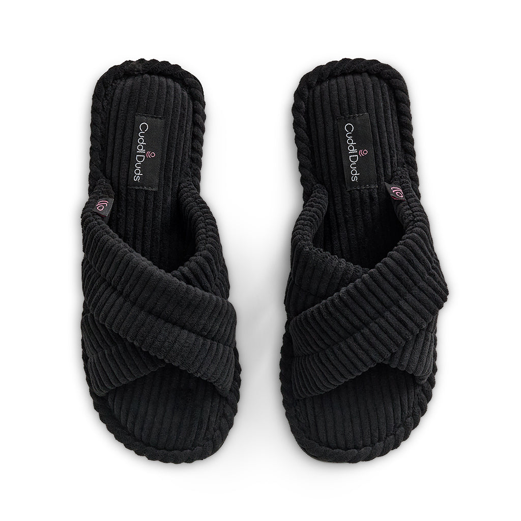 A pair of Corduroy X-Band Slide Slipper