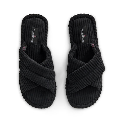 A pair of Corduroy X-Band Slide Slipper