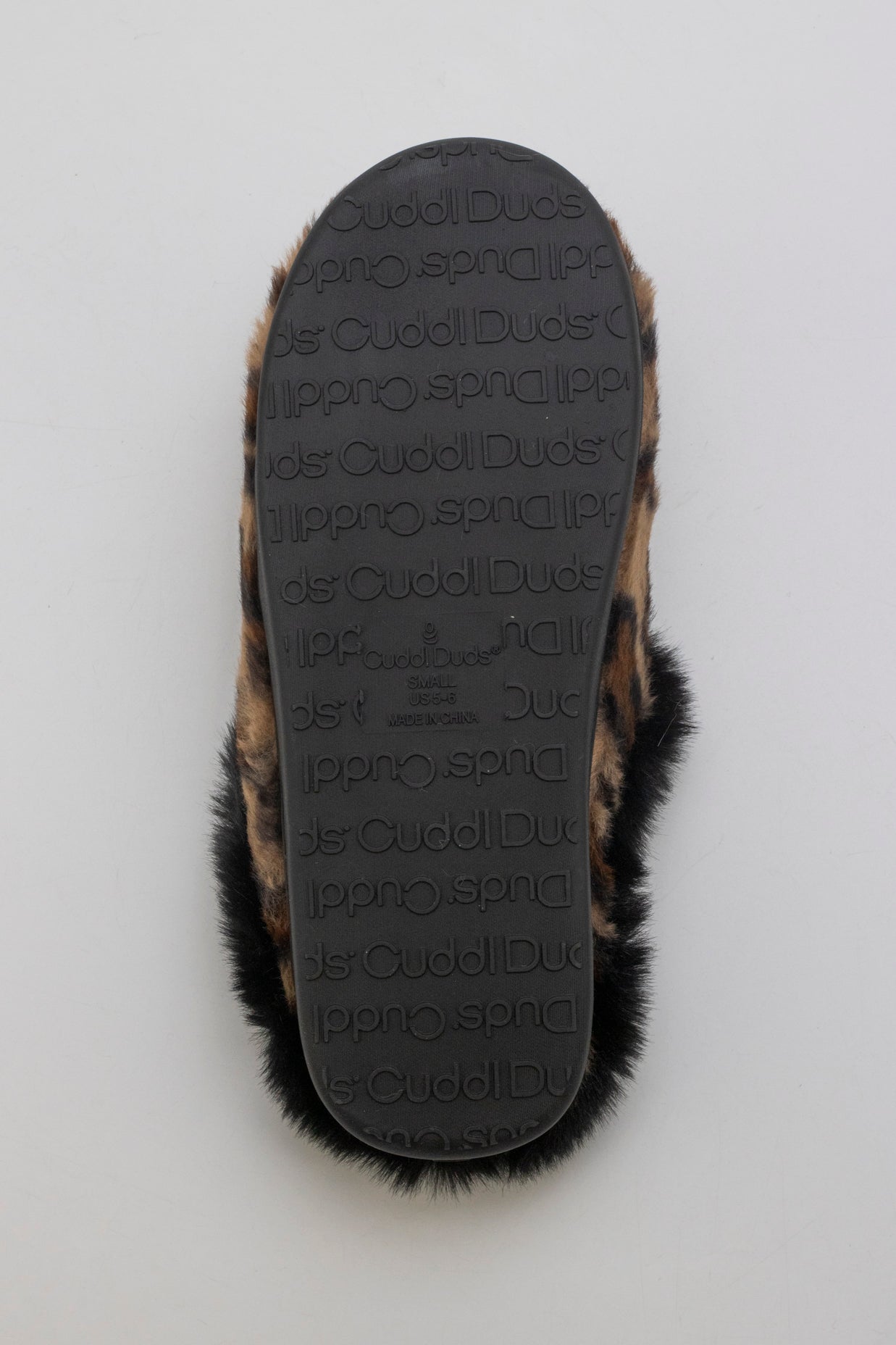 Natural Leopard; @A Faux Fur Clog Slipper