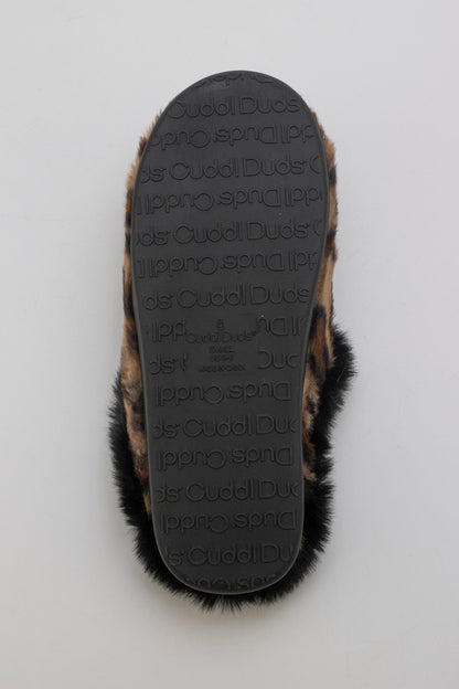 A Faux Fur Clog Slipper