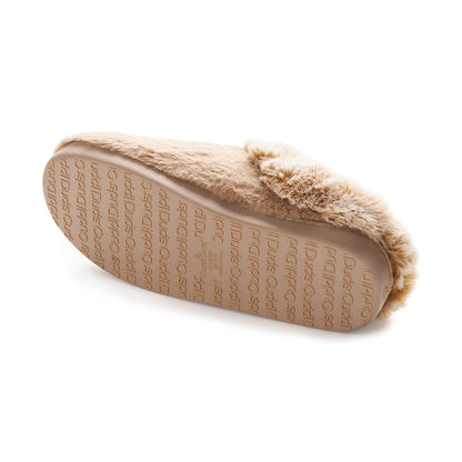 A Faux Fur Clog Slipper