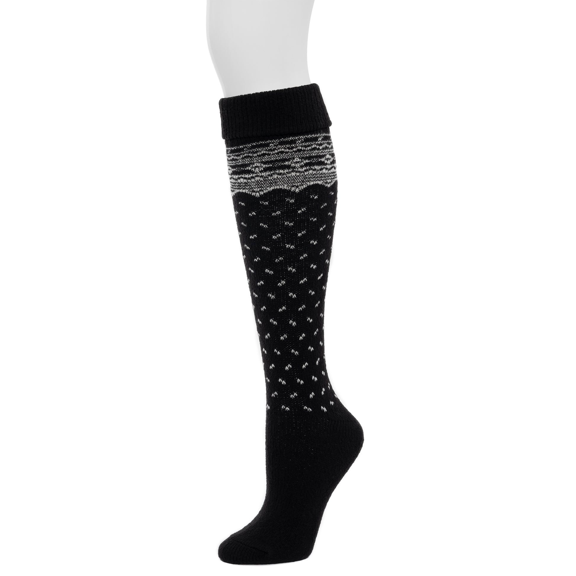 Turncuff Fairisle Knee High Sock