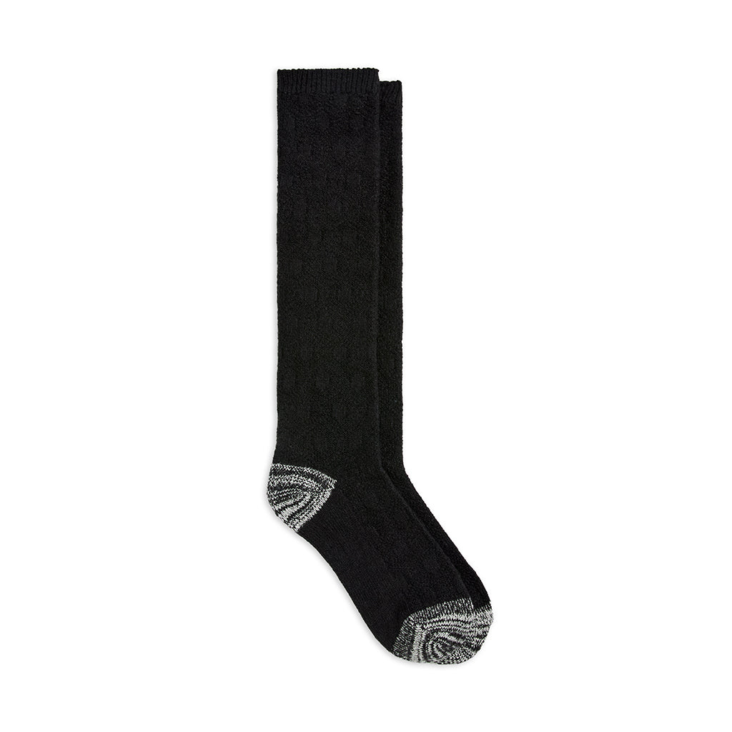 A Braided Honeycomb Cable Knee High Sock