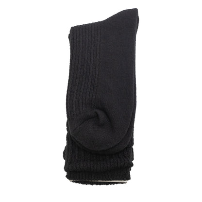 A Chain Texture Slouchy Crew Sock