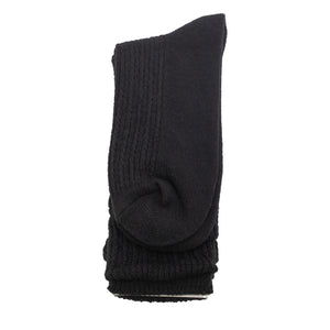 A Chain Texture Slouchy Crew Sock