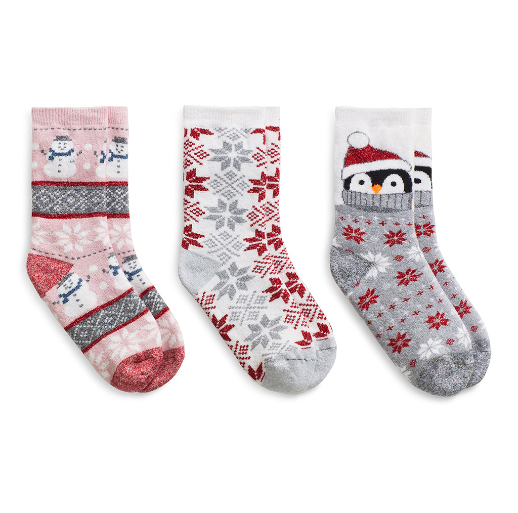 Penguin;@Penguin Brushed Lounge Sock 3 Pack