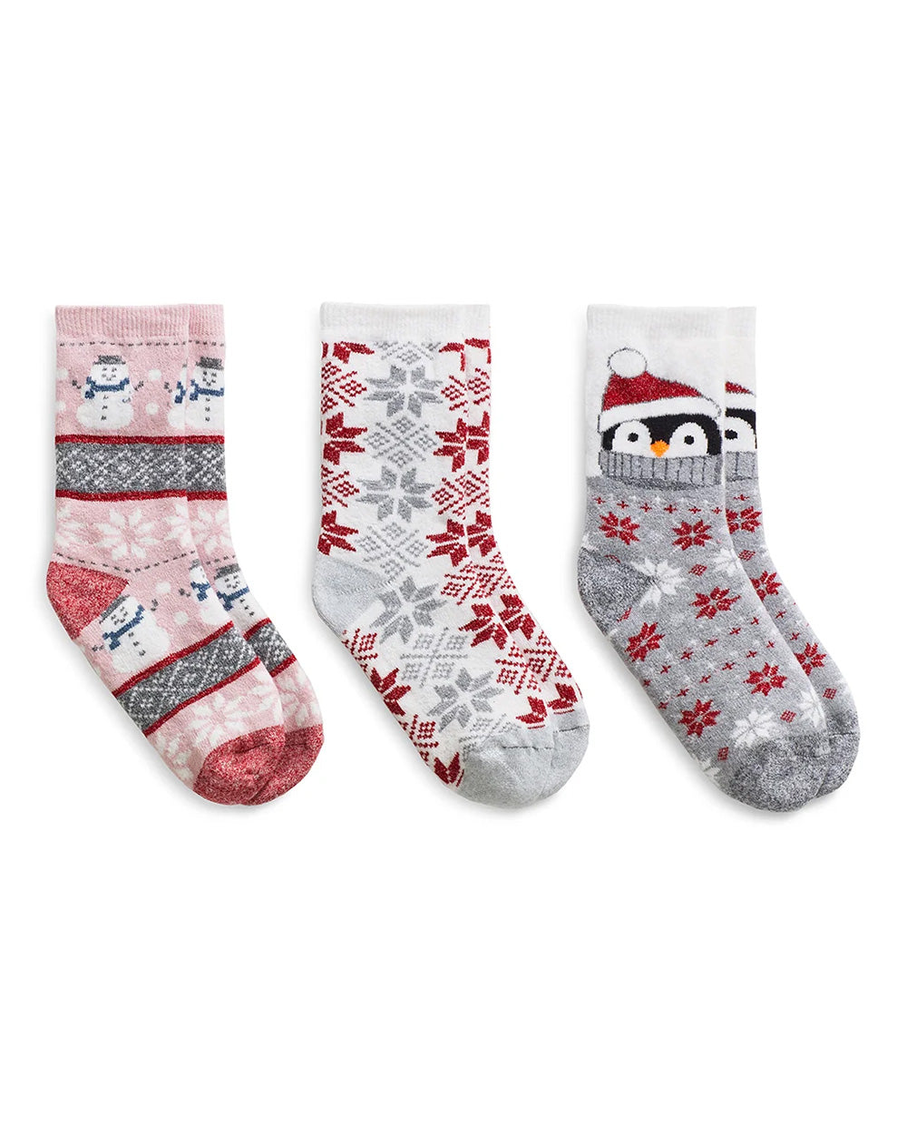 Penguin Brushed Lounge Sock 3 Pack