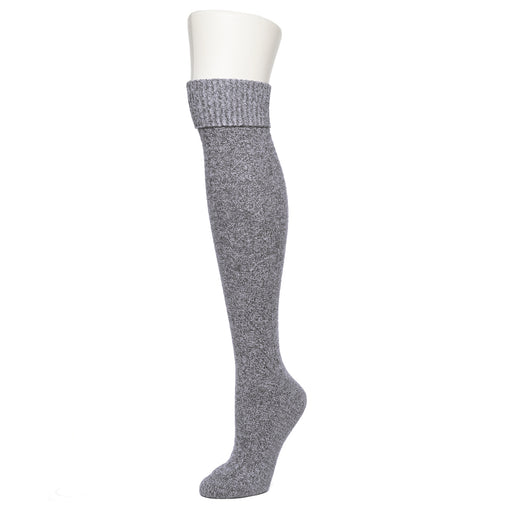 Quiet Shade;@A pair of grey knee sock