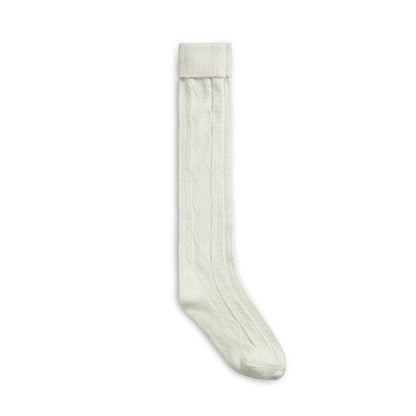 Egret;@A pair of egret knee sock