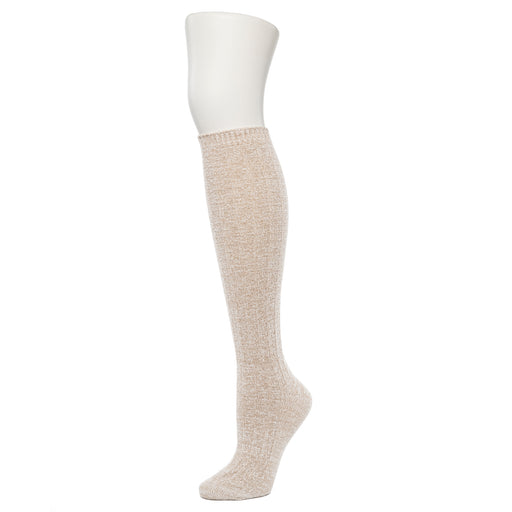 Simply Taupe;@Bell Rib Knee High Sock