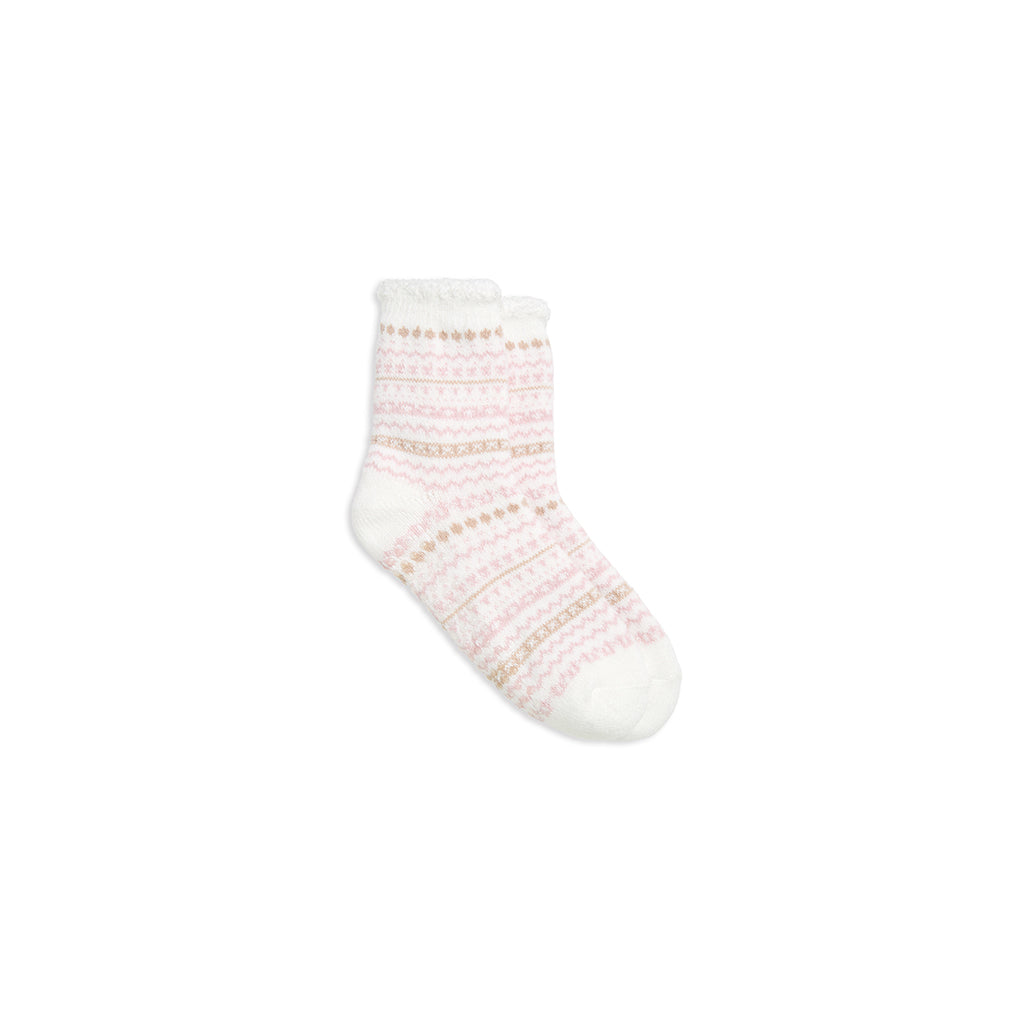A Fairisle Cozy Lined Demi Crew Sock