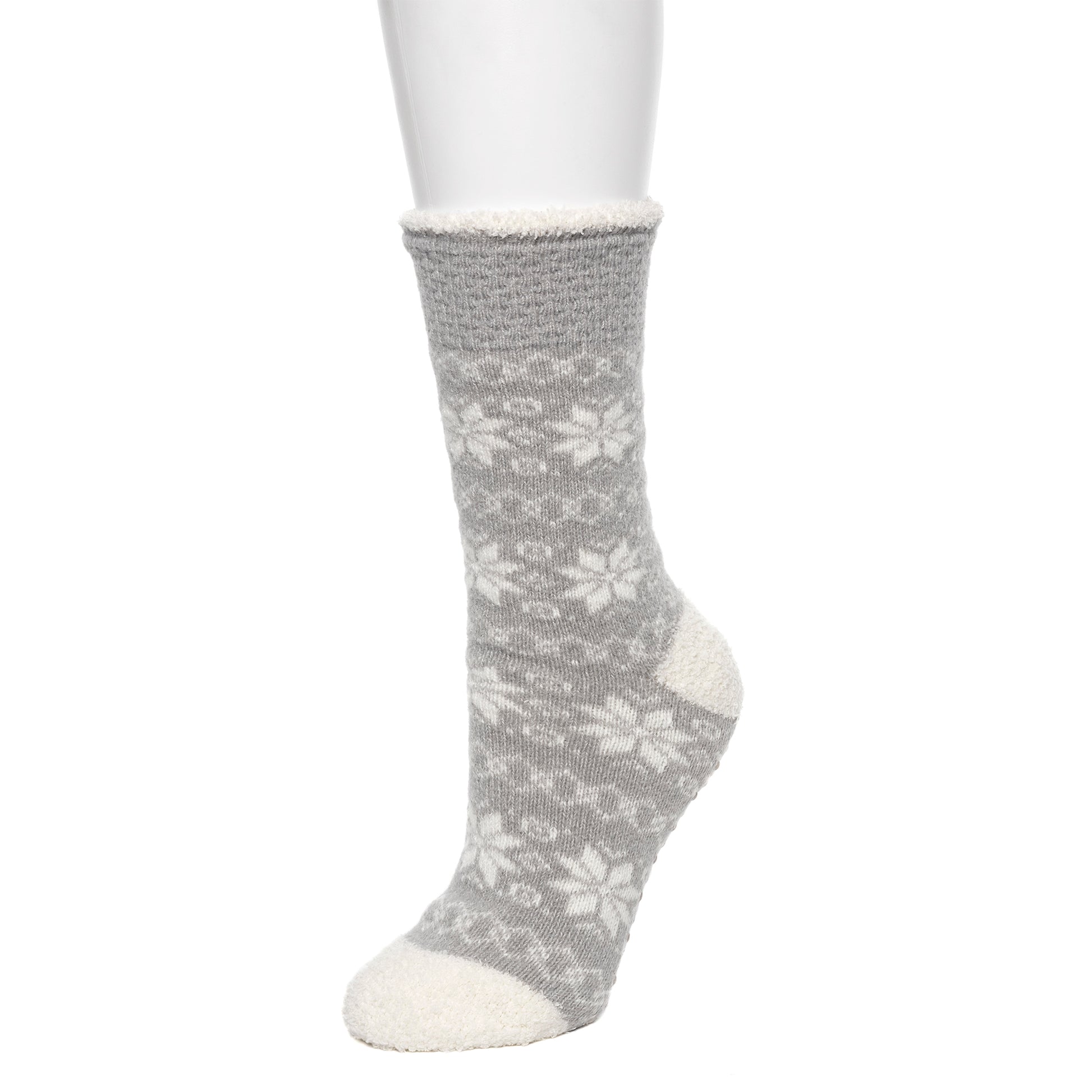 Griffin;@Popcorn Snowflake Cozy Lined Lounge Crew Sock