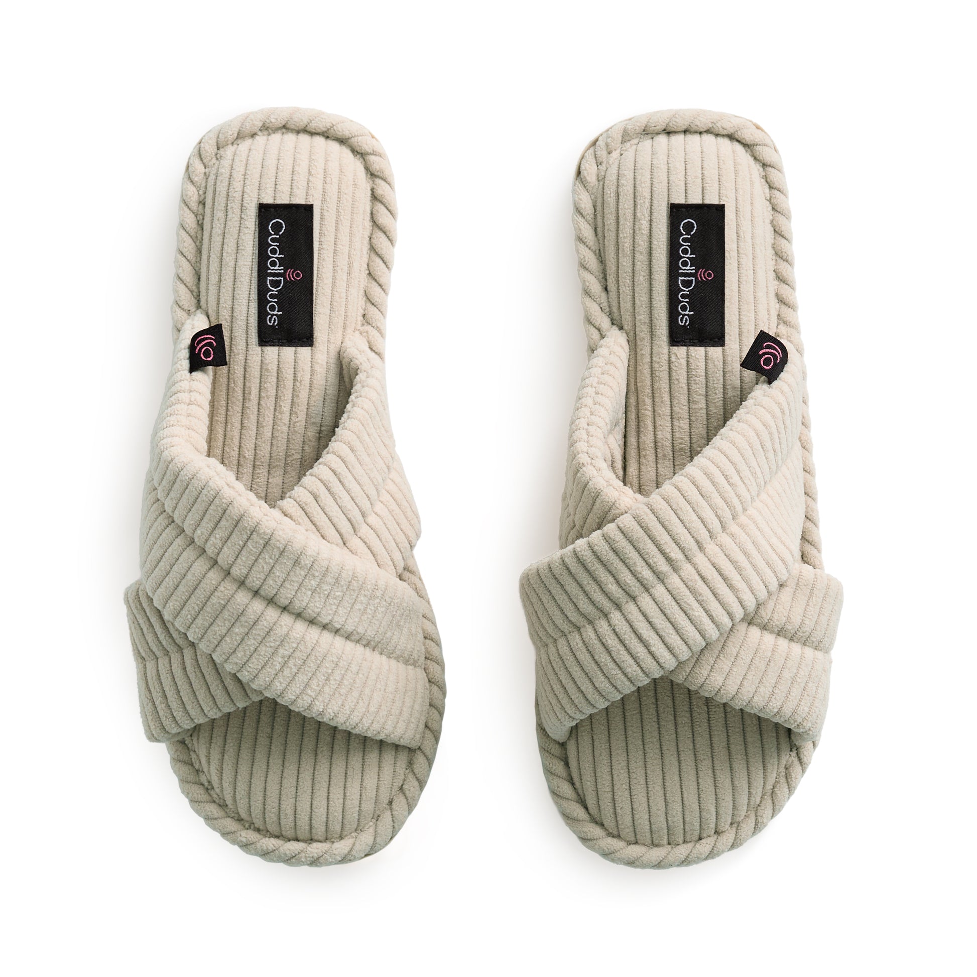 A pair of Corduroy X-Band Slide Slipper