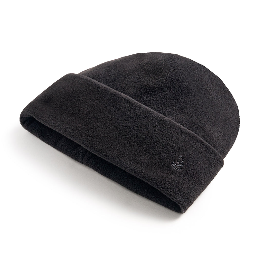 Black; @Fleece Beanie