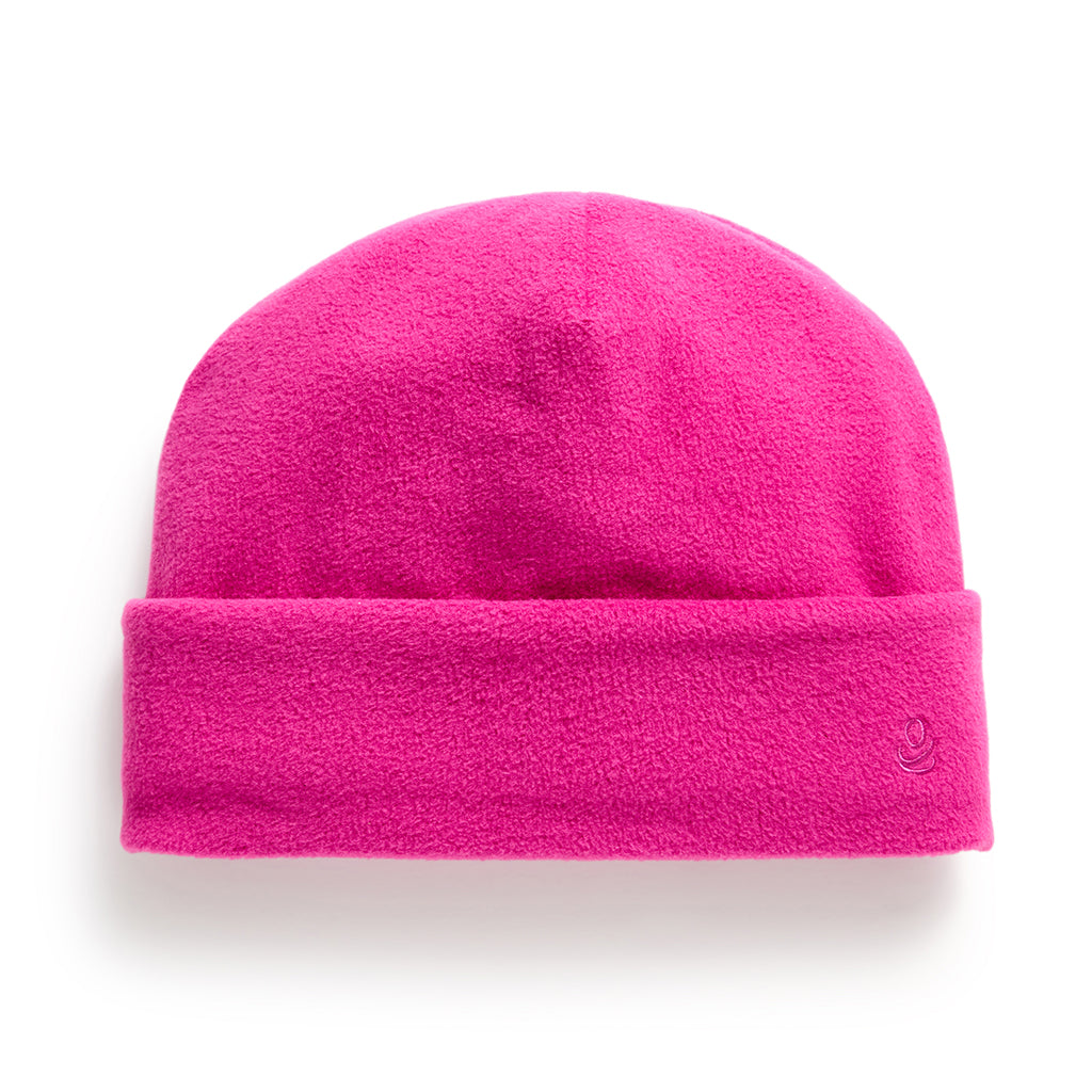 Deep Fuchsia; @Fleece Beanie