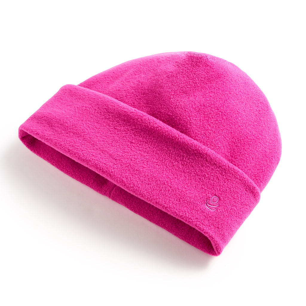 Deep Fuchsia; @Fleece Beanie