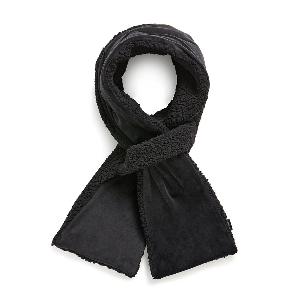 Black; @Velour Pull Through Scarf