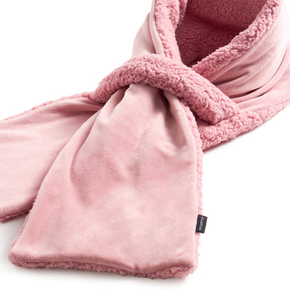 Dusty Pink; @Velour Pull Through Scarf