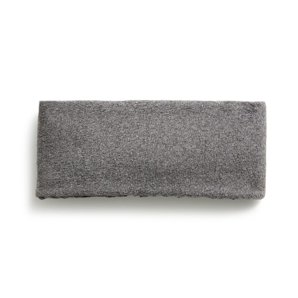 Heather Charcoal; @Fleece Bow Headband