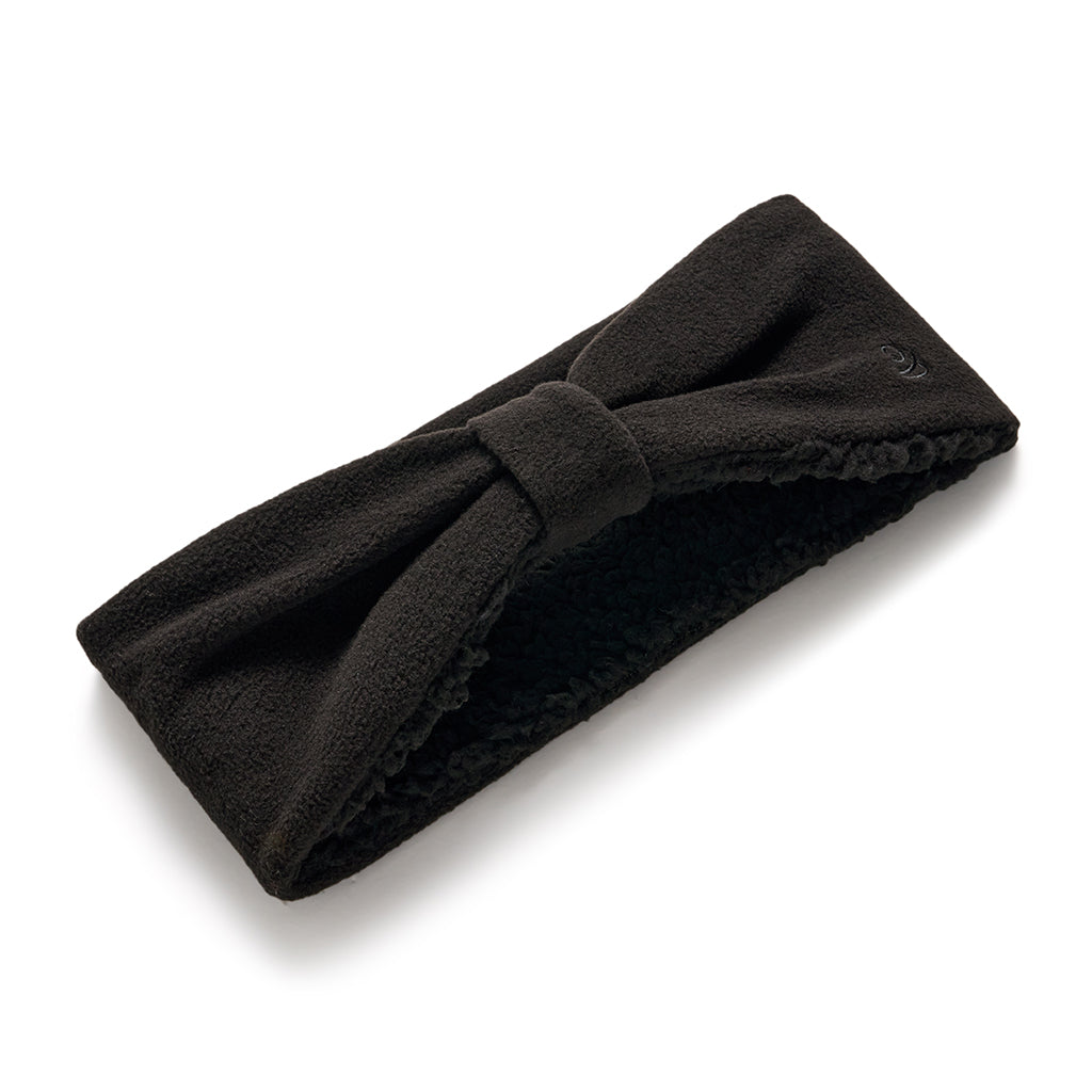 Black; @Fleece Bow Headband