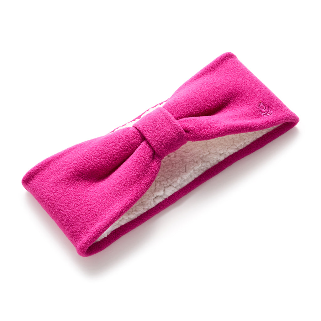 Deep Fuchsia; @Fleece Bow Headband