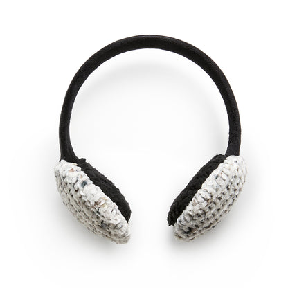 Dark Grey Speckle; @Chenille Earmuff with Velour Band